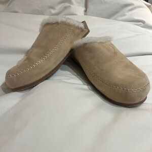 Jenni Kayne Shearling lined Moc clog 40/9-9.5 Natural used